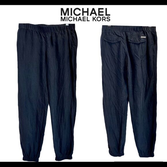 MICHAEL Michael Kors Navy Joggers - Picture 1 of 8